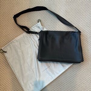 Dark Brown Levenger Messenger Bag
